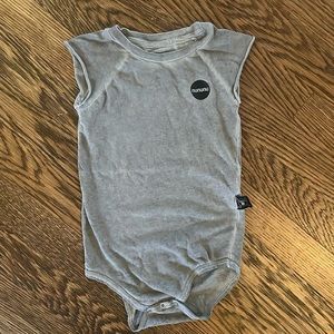 Nununu grey romper tank top